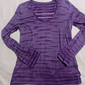 Calvin Klein burnout scoop neck top